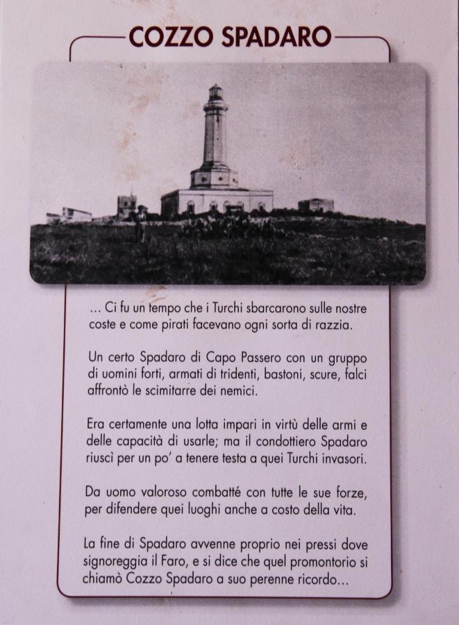 Cozzo Spadaro B&B Portopalo Di Capo Passero Luaran gambar